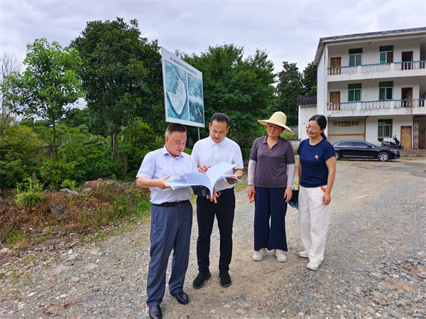 7月11日，洪董陪同縣委王坤副書(shū)記一行調(diào)研斯干苗圃.jpg